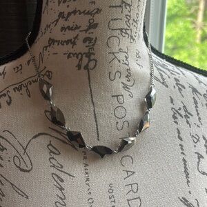 Sophisticated Black and Silver Jewelry Necklace